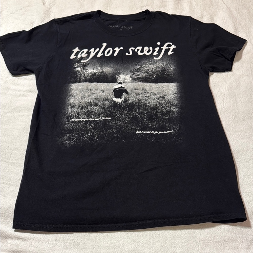 Rare Taylor Swift Folklore Peace Lyric T-shirt